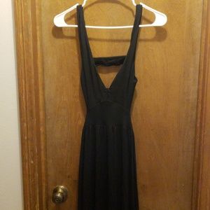 Rachel Pally black maxi dress with open back